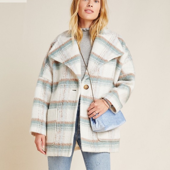 Anthropologie Elsa Plaid coat - Picture 4 of 8